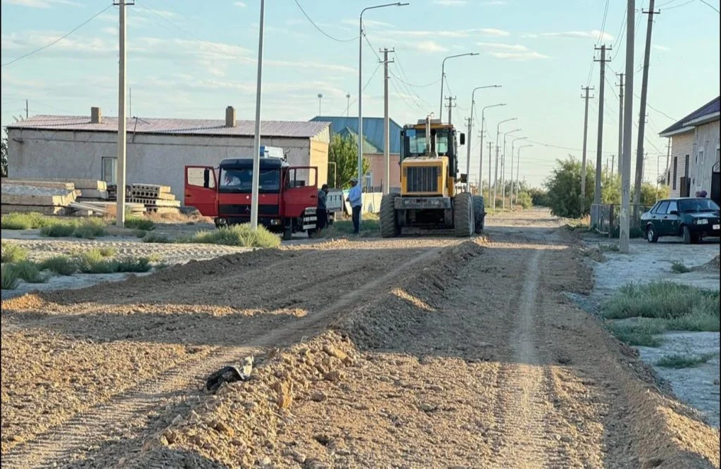 Көше жарық, жол тегіс