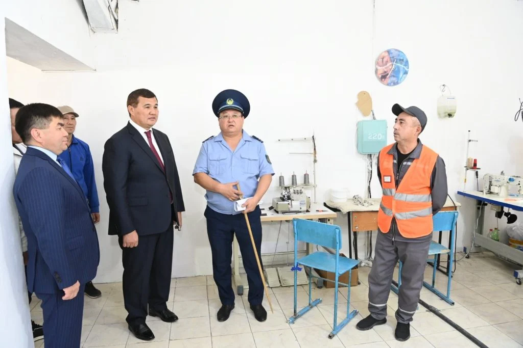 Облыс әкімі қылмыстық атқару жүйесі департаменті №60 мекемесінің жұмысымен танысты
