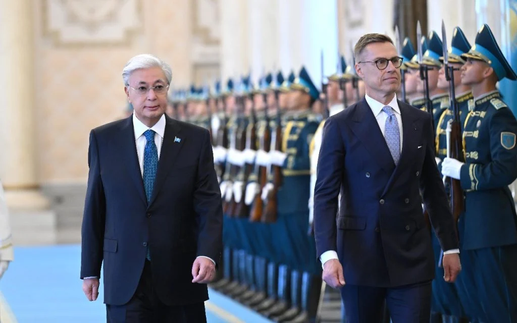 Мемлекет басшысы Финляндия Президенті Александр Стуббпен келіссөз жүргізді
