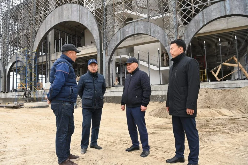 Құрылыс барысы бақылауда