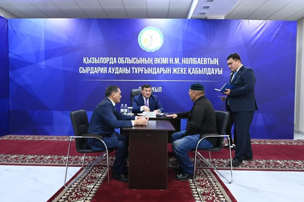 Сырдария ауданының азаматтарын жеке қабылдады