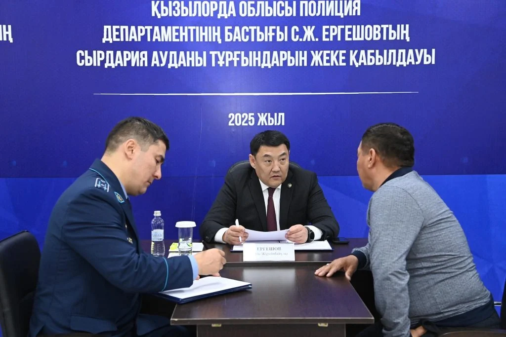 Сырдария ауданының азаматтарын жеке қабылдады