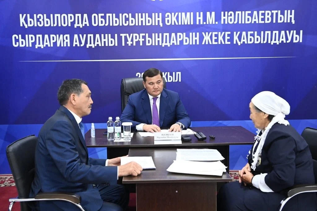 Сырдария ауданының азаматтарын жеке қабылдады