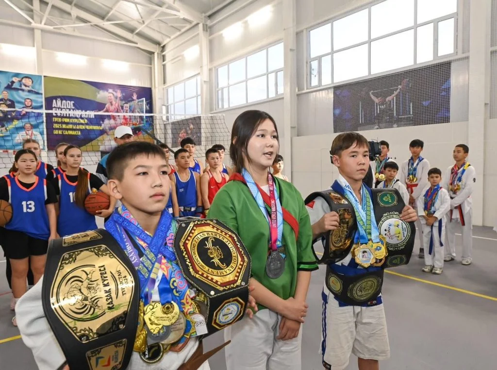 Шиелі ауданында дене шынықтыру-сауықтыру кешені ашылды