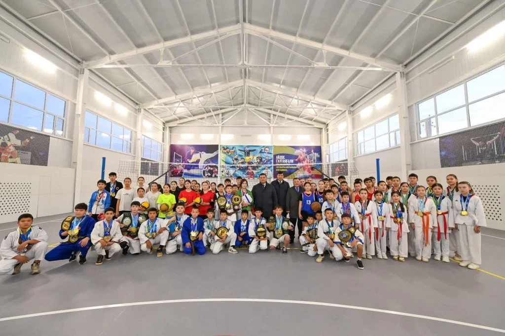 Шиелі ауданында дене шынықтыру-сауықтыру кешені ашылды