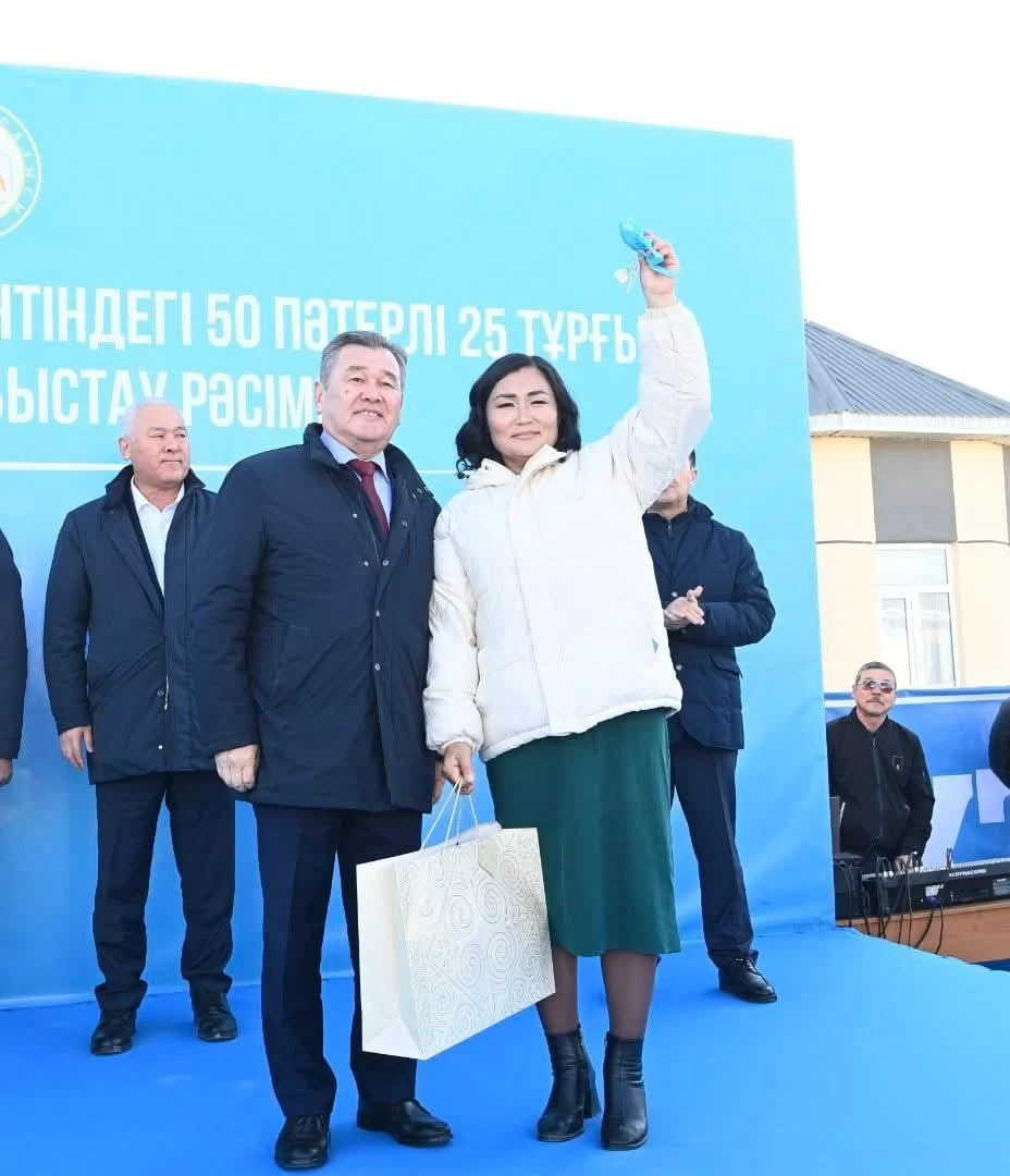 Қармақшыда 50 пәтерлік 25 жаңа үй пайдалануға берілді