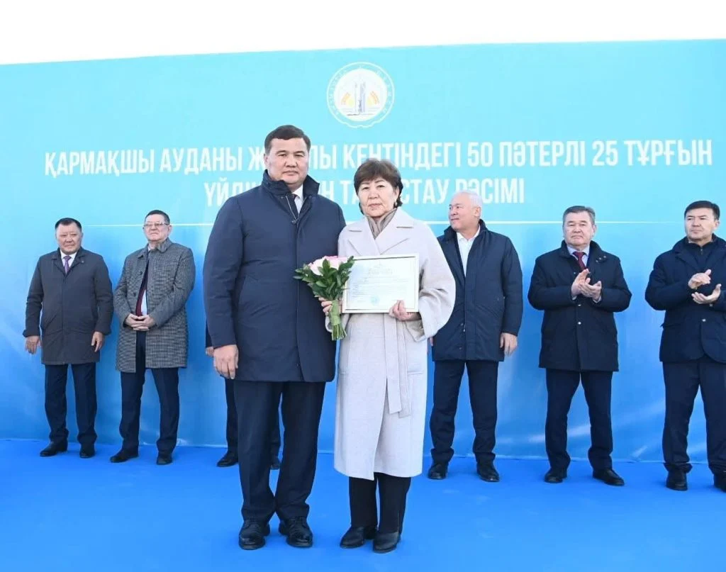 Қармақшыда 50 пәтерлік 25 жаңа үй пайдалануға берілді