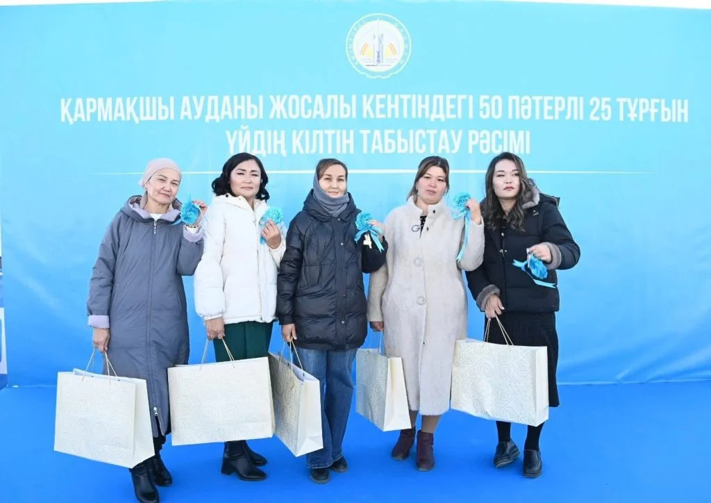 Қармақшыда 50 пәтерлік 25 жаңа үй пайдалануға берілді