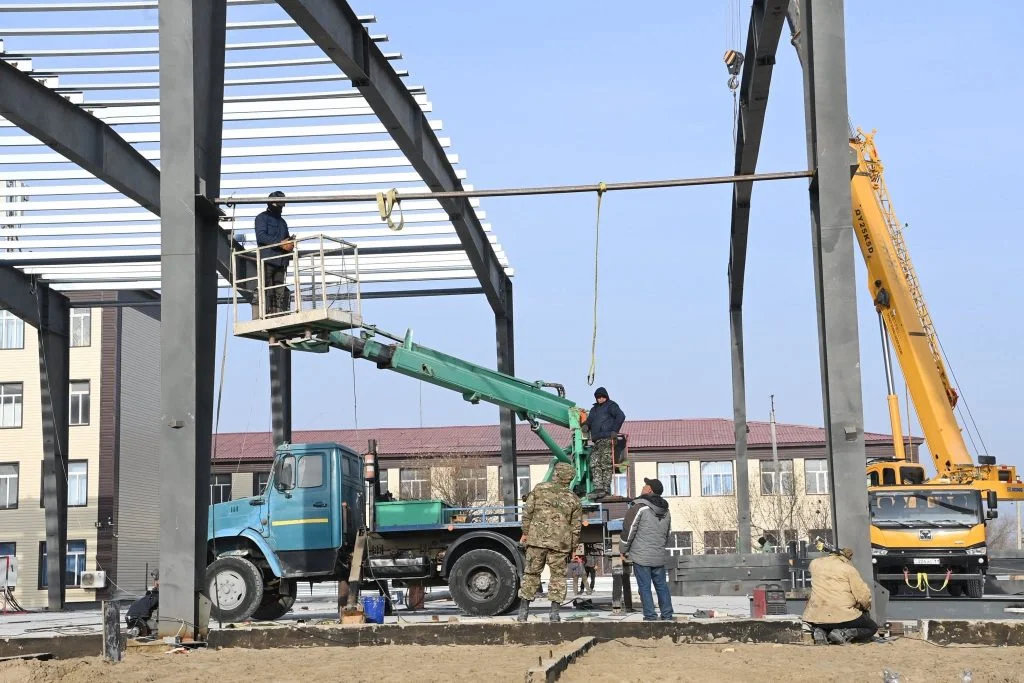 Құрылыс алаңдарындағы жұмыс барысы тексерілді