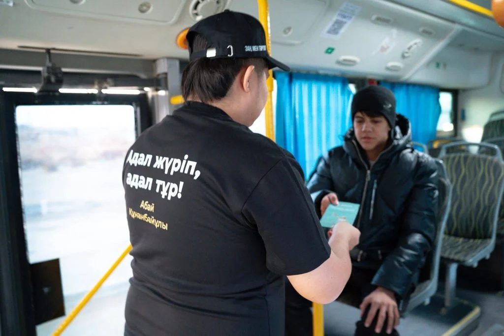 Қоғамдық көліктерде ақпараттық жұмыстар күшейтілуде