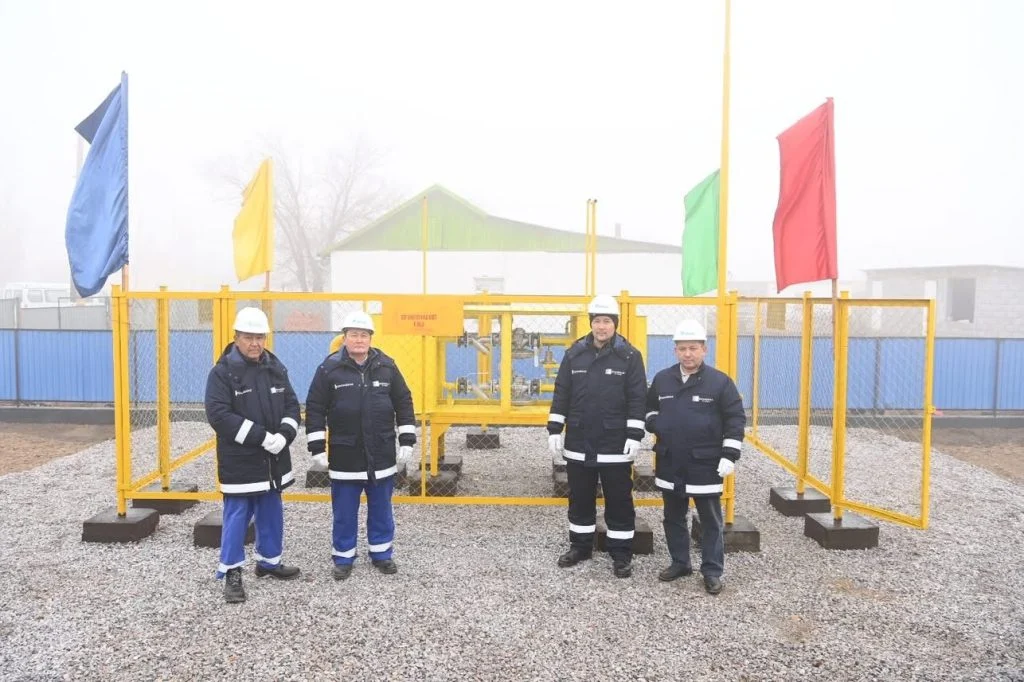 Шиелі ауданында екі елді мекенге газ қосылды