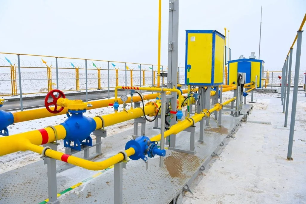 Арал ауданында автоматты газ тарату стансасы жұмысын бастап, Қамыстыбас елді мекеніне табиғи газ қосылды