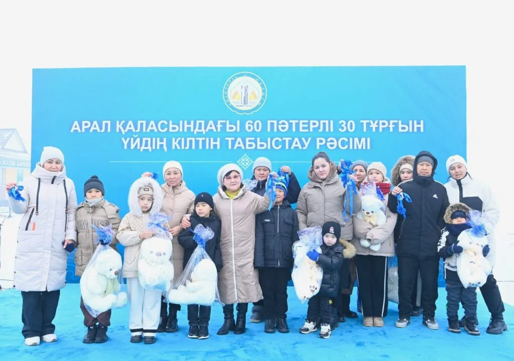 Арал қаласында 60 пәтерлік 30 тұрғын үй табысталды