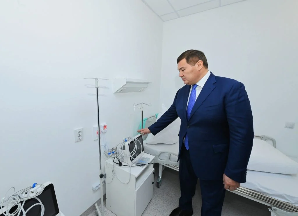 Аймақ басшысы орталық аурухана жанындағы қосымша ғимаратты көрді