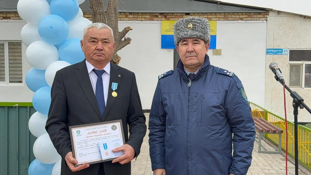 Қызылорда облысында екі ауылға бірдей қызмет көрсететін жаңа учаскелік полиция пункті ашылды