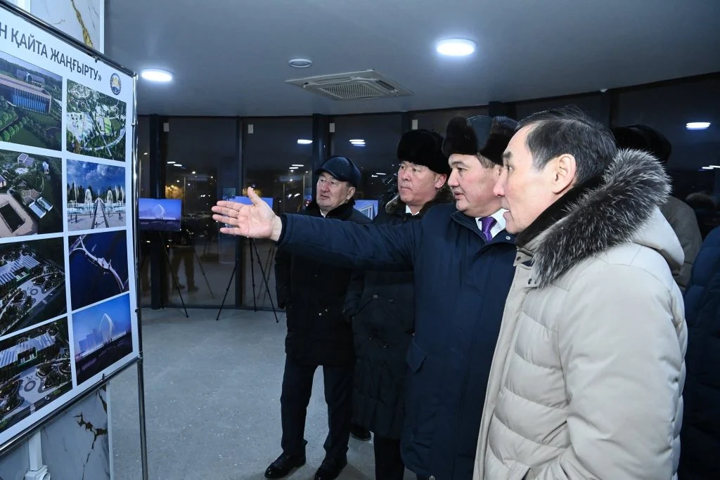 Аймақ басшысы президент саябағын қайта жаңғырту жұмыстарымен танысты