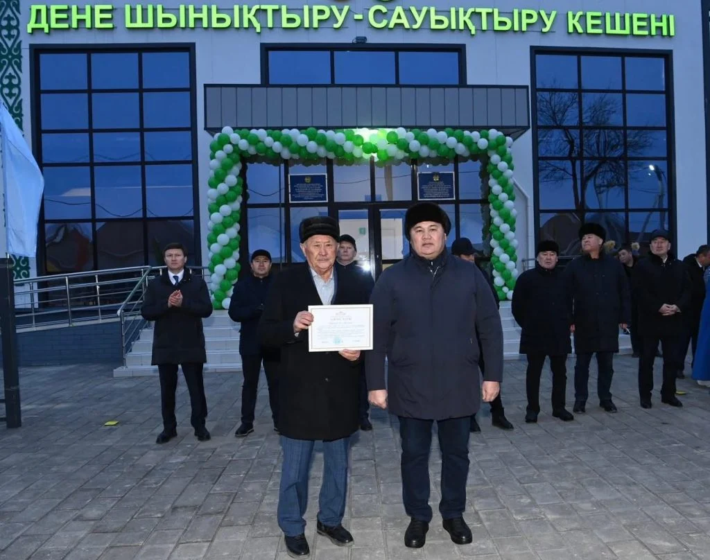 Келінтөбе ауылында жаңа спорт кешені ашылды