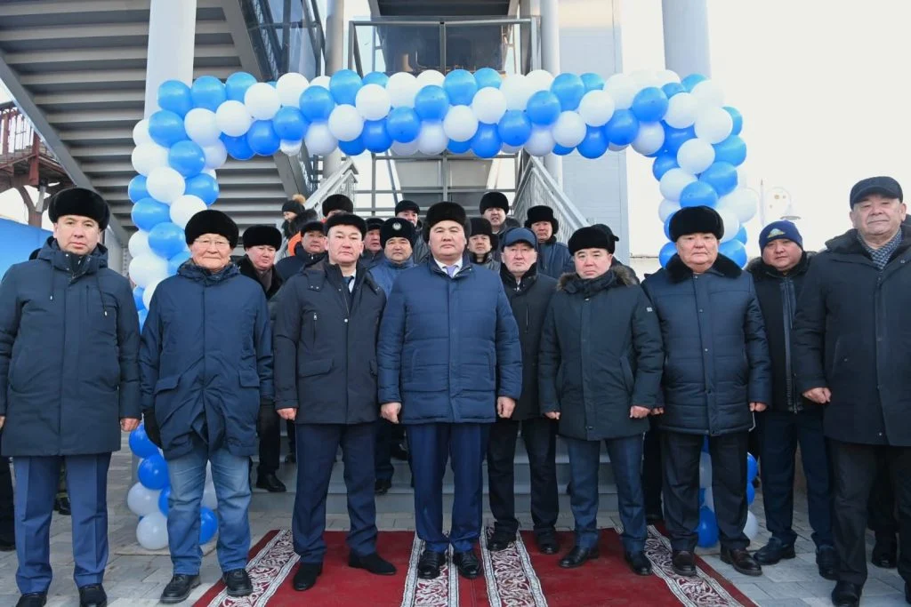 Қазалы ауданында теміржол арқылы өтетін аспалы көпір пайдалануға берілді