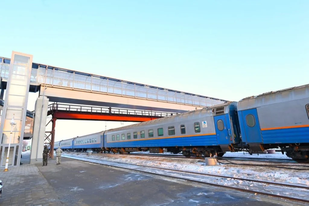 Қазалы ауданында теміржол арқылы өтетін аспалы көпір пайдалануға берілді