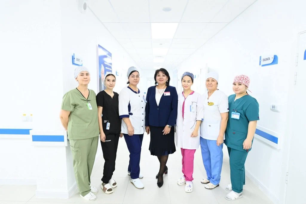 Аймақ басшысы ауруханаға жапсарлас салынған жаңа ғимаратты көрді