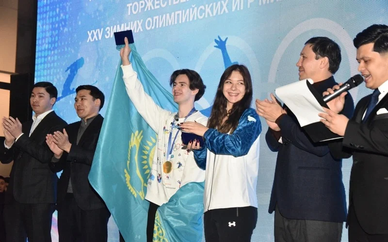 Милан-Кортина Олимпиадасының чемпионы Михаил Шайдоров елге оралды