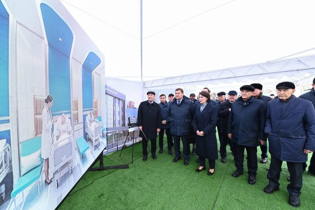 Қызылорда қаласының шет аймағында 400 орындық жаңа емхананың іргетасы қаланды