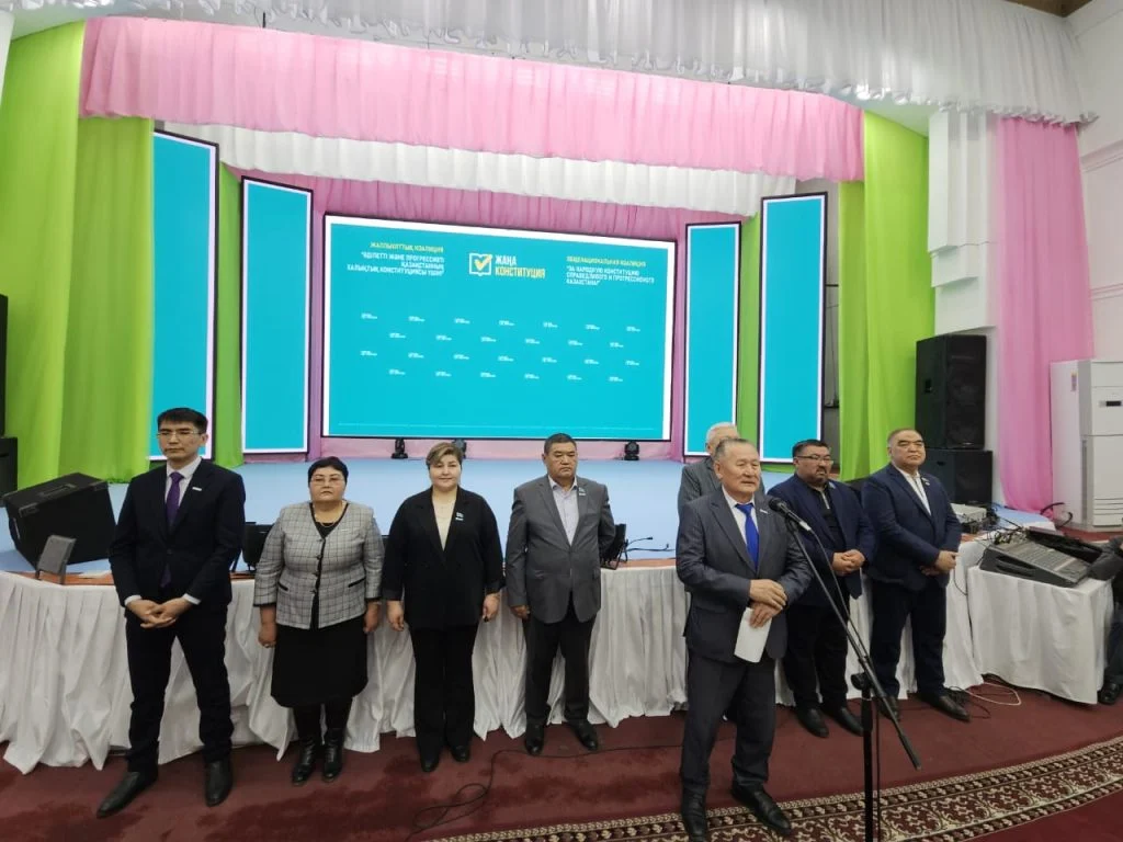 Шиелі ауданында жаңа Конституция жобасын түсіндіруге қатысты кездесулер өтті