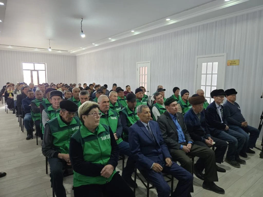 Шиелі ауданында жаңа Конституция жобасын түсіндіруге қатысты кездесулер өтті