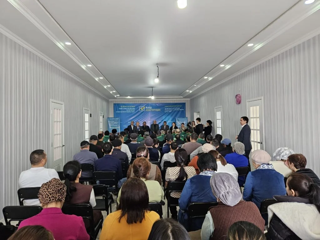 Шиелі ауданында жаңа Конституция жобасын түсіндіруге қатысты кездесулер өтті