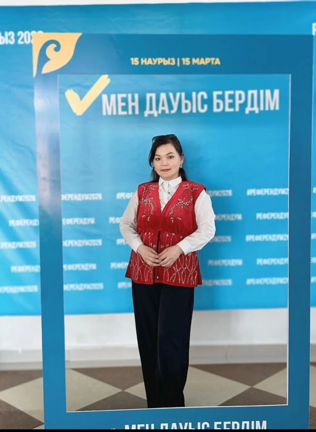 Қызылорда жастары «Мен алғаш рет дауыс бердім» атты ерекше фотоаймағында