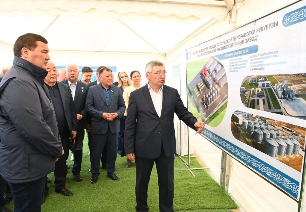 Сырдария ауданында жүгері дақылын терең өңдеу зауытының құрылысы басталды