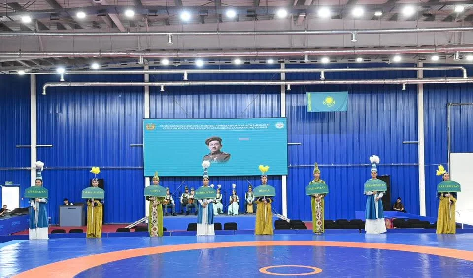 Сыр өңірінде грек-рим күресінен ересектер арасындағы халықаралық доданың ашылу салтанаты өтті