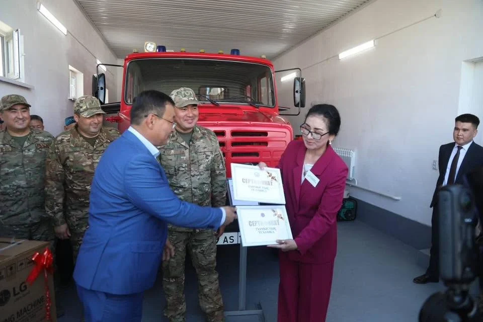Қамыстыбас және Жанқожа батыр ауылдарында өрт сөндіру бекеттері ашылды
