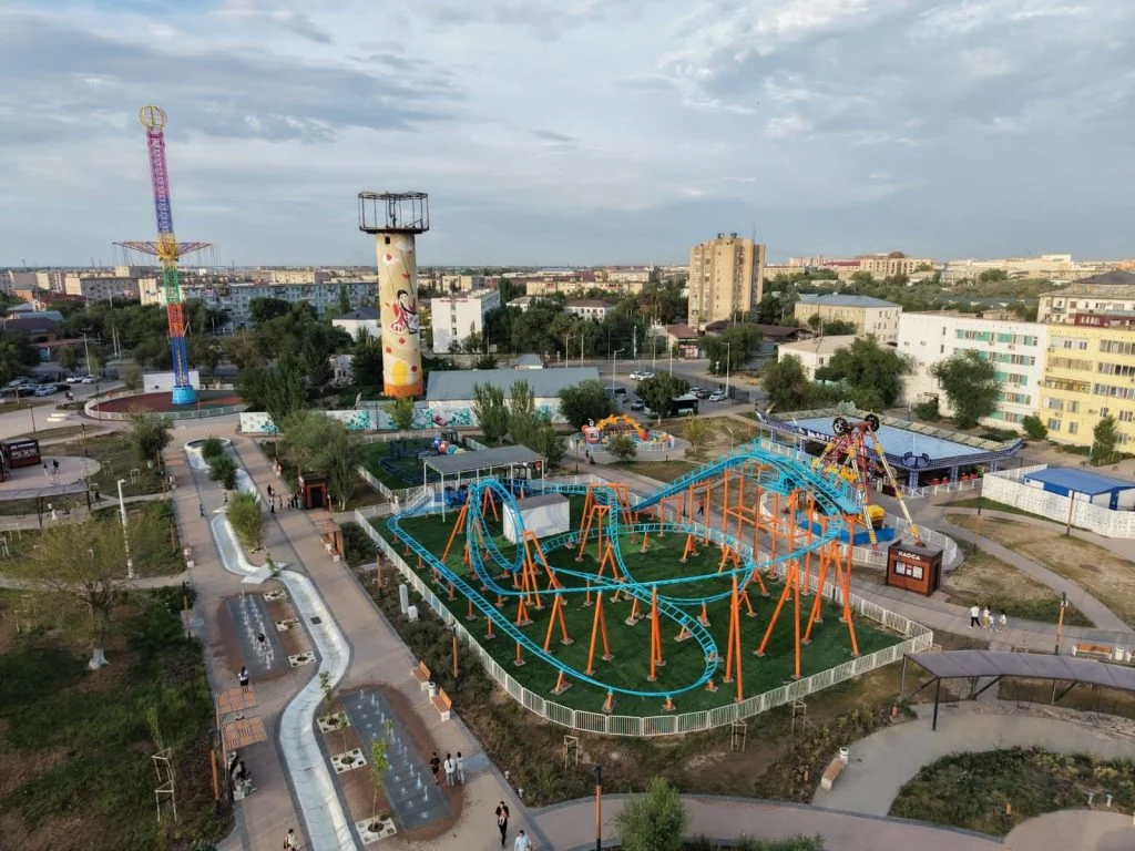 Қалалық саябақ қызылордалықтарға қызмет көрсетуде