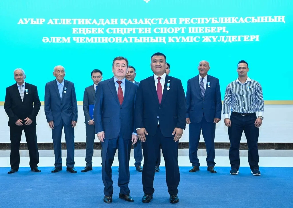 Спорт саласының үздіктері құрмет төрінде