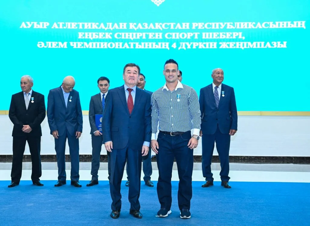 Спорт саласының үздіктері құрмет төрінде